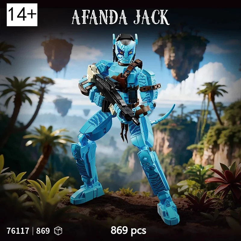 

Строительный блок Джейка Салли Аватара 3, пятнистый речной монстр, товары из фильмов Кун, детская собранная игрушечная модель, подарки с куриками