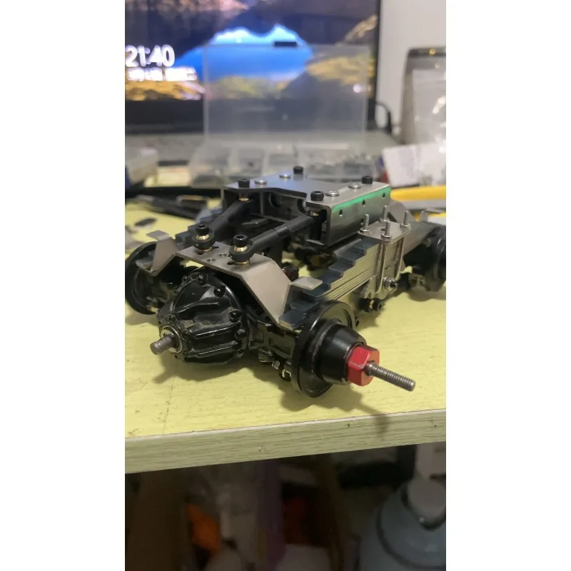 ステンレス鋼サスペンションアダプタープレート 1/14 タミヤ RC ダンプトラック SCANIA 770S VOLVO メルセデスベンツ ACTROS 3363 MAN 車部品用