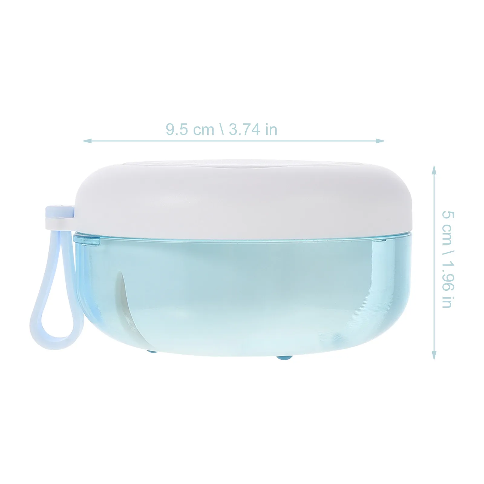 Small Exquisite Retainer Storage Box Portable Denture Cleaning Case for Orthodontic Appliances False Travel Outdoor
