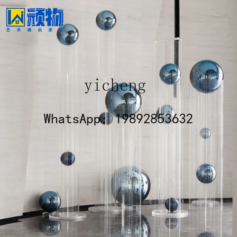 

stainless steel decorative ball mirror Christmas ball hollow mall window storefront ceiling decorative ball