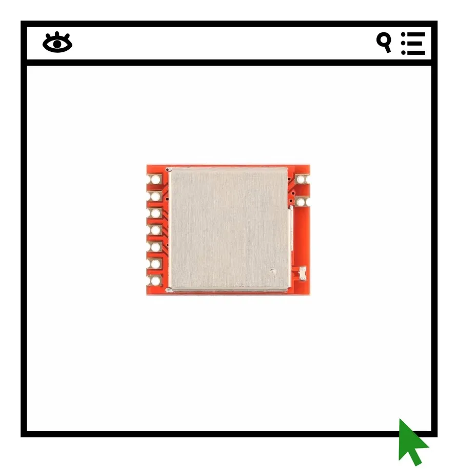 

5PCS Ling-T3 (433MHz) Smart Home Appliance 2-in-1 RF Transmitting Remote Wireless Module with External Antenna