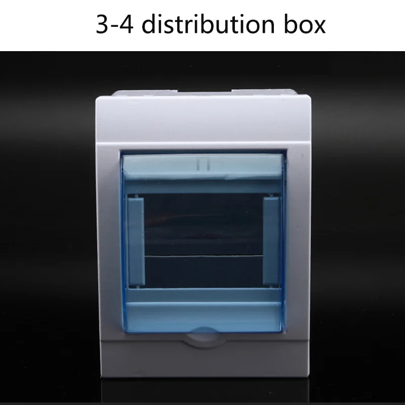 2-3 ways 3-4 ways Plastic Distribution Box Home Switch Protective Case For Circuit Breaker