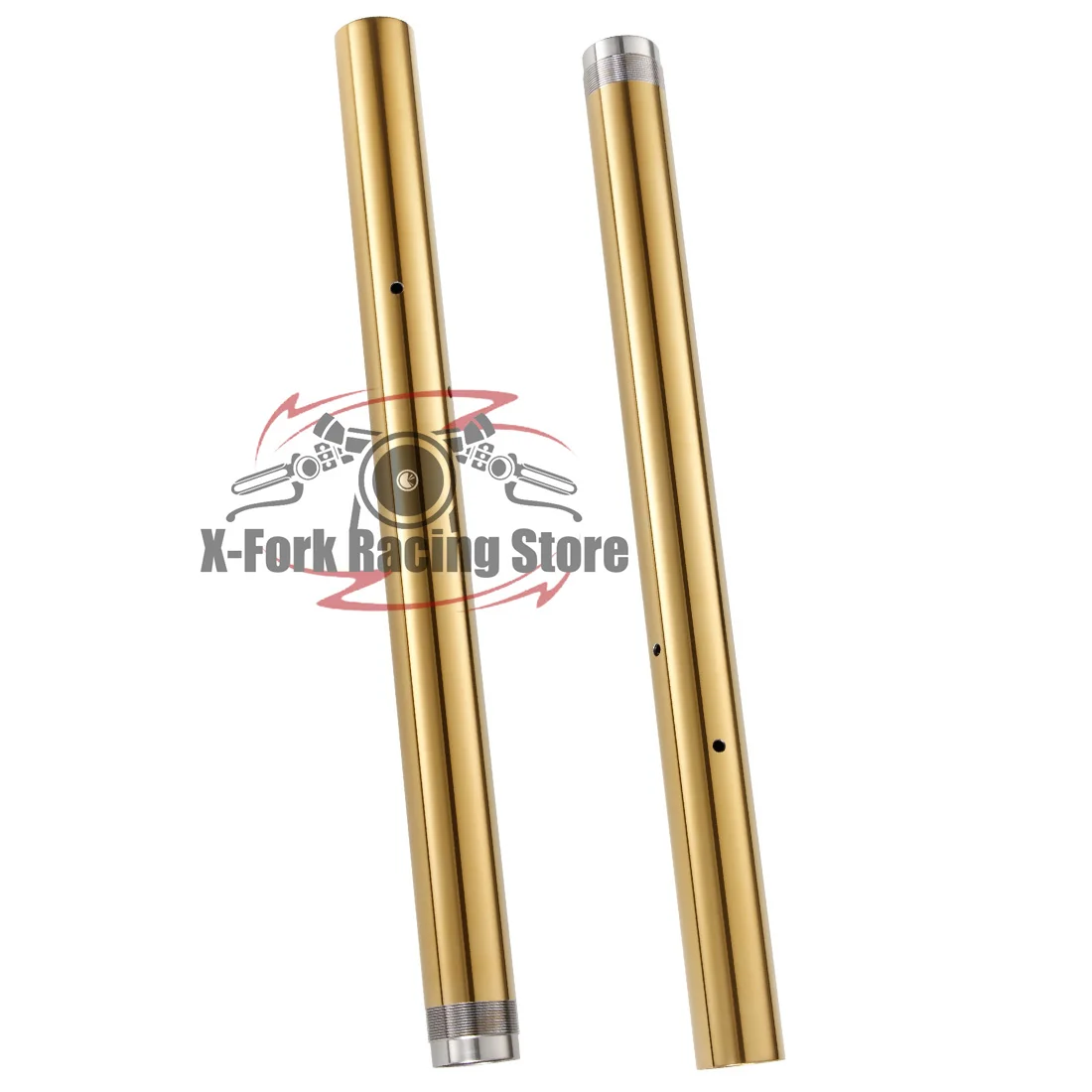 

Gold Front Fork Inner Tubes Pipes For SUZUKI GSX1300R Hayabusa 2008-2012 2013-2019 2014 2015 2016 Fork Suspension Legs