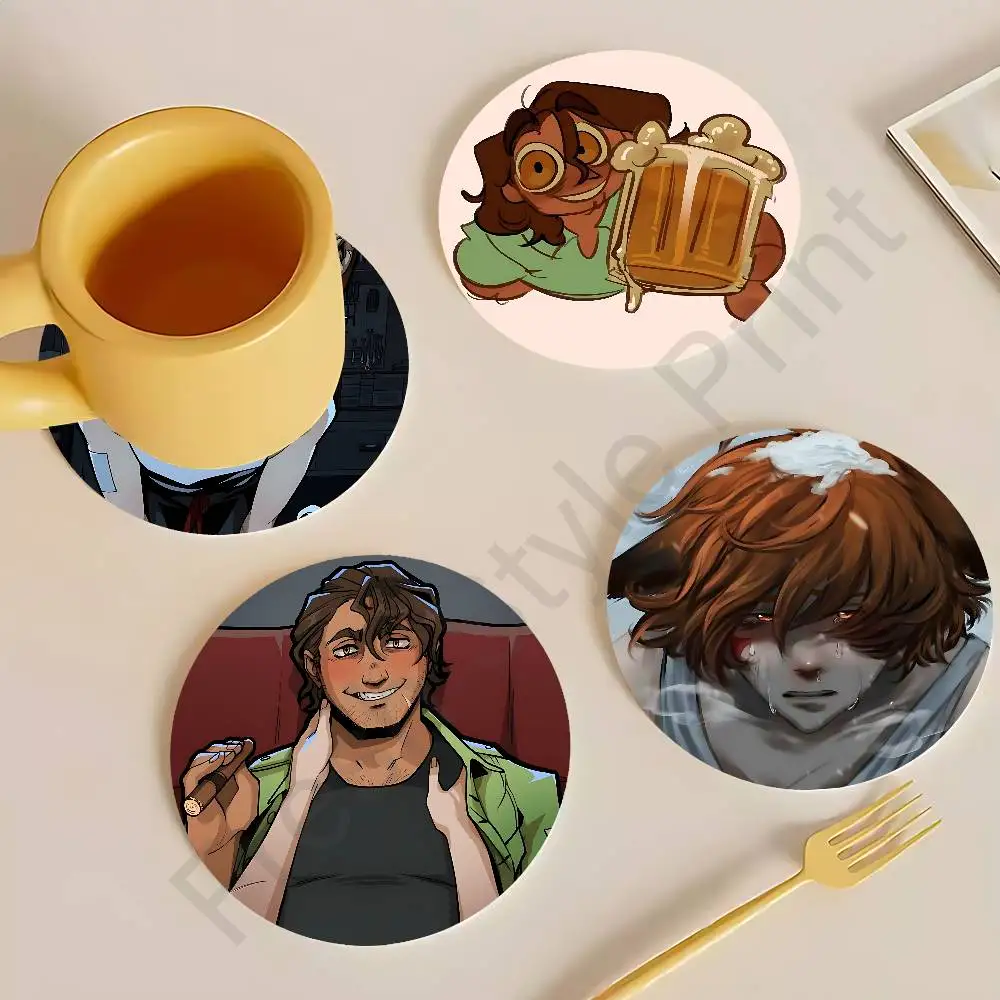 

Game YKMET S-Strade Round Anime Wooden Coasters DIY Decorations Birthday Valentine Gifts