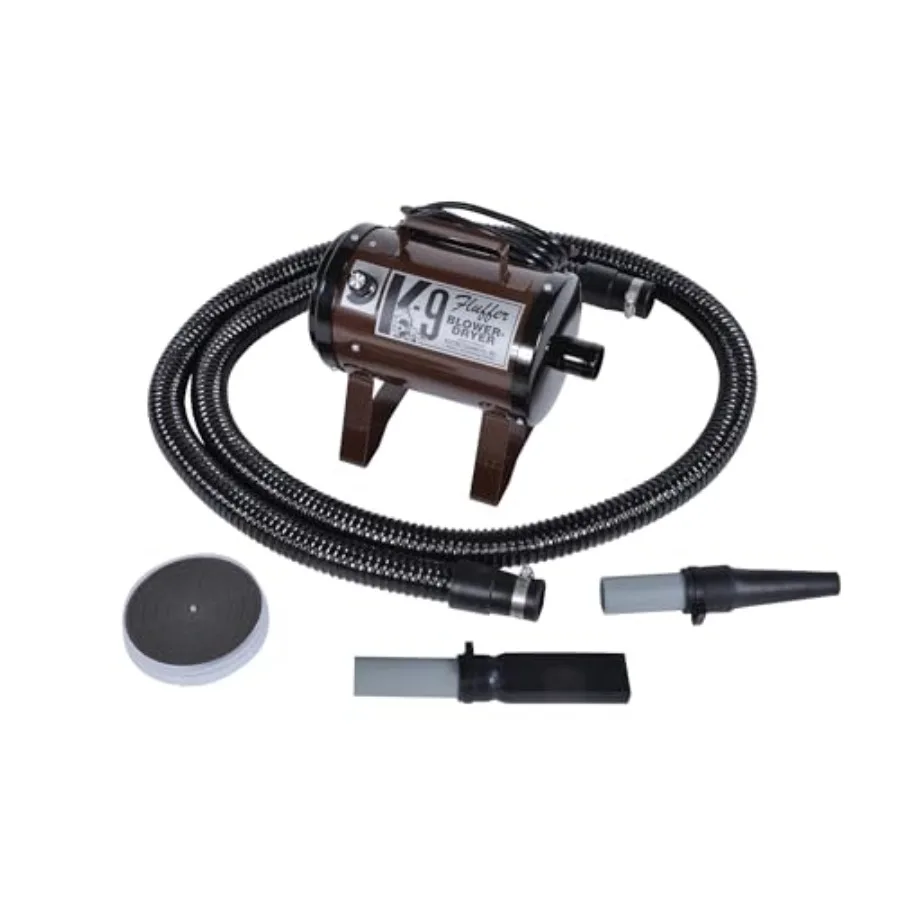 

K9 Fluffer Dog Dryer Powerful Portable Grooming Blower for Dogs and Pets Brown
