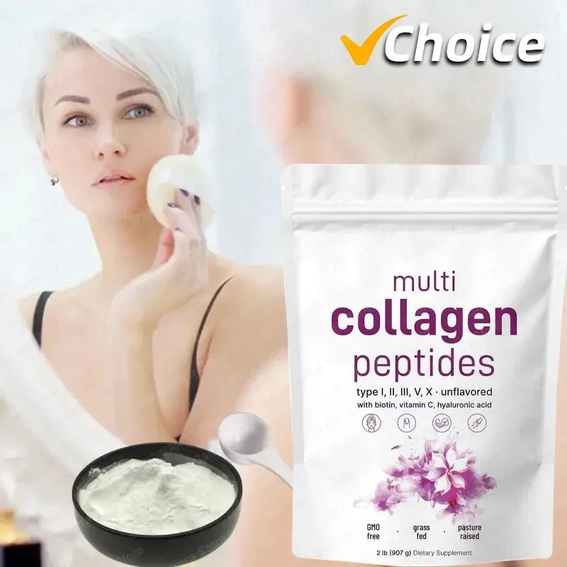 Multi Collagen Peptide Powder Tightens Skin Antiwrinkle Firmness Elasticity Moisturizes Skin Specially provided by beauty salons