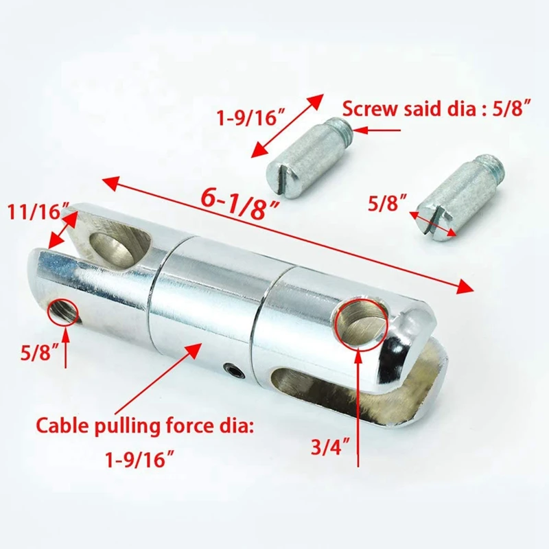 Cable Pulling Swivel Wire Bearing Breakaway Swivel 5 Ton - 1Pcs