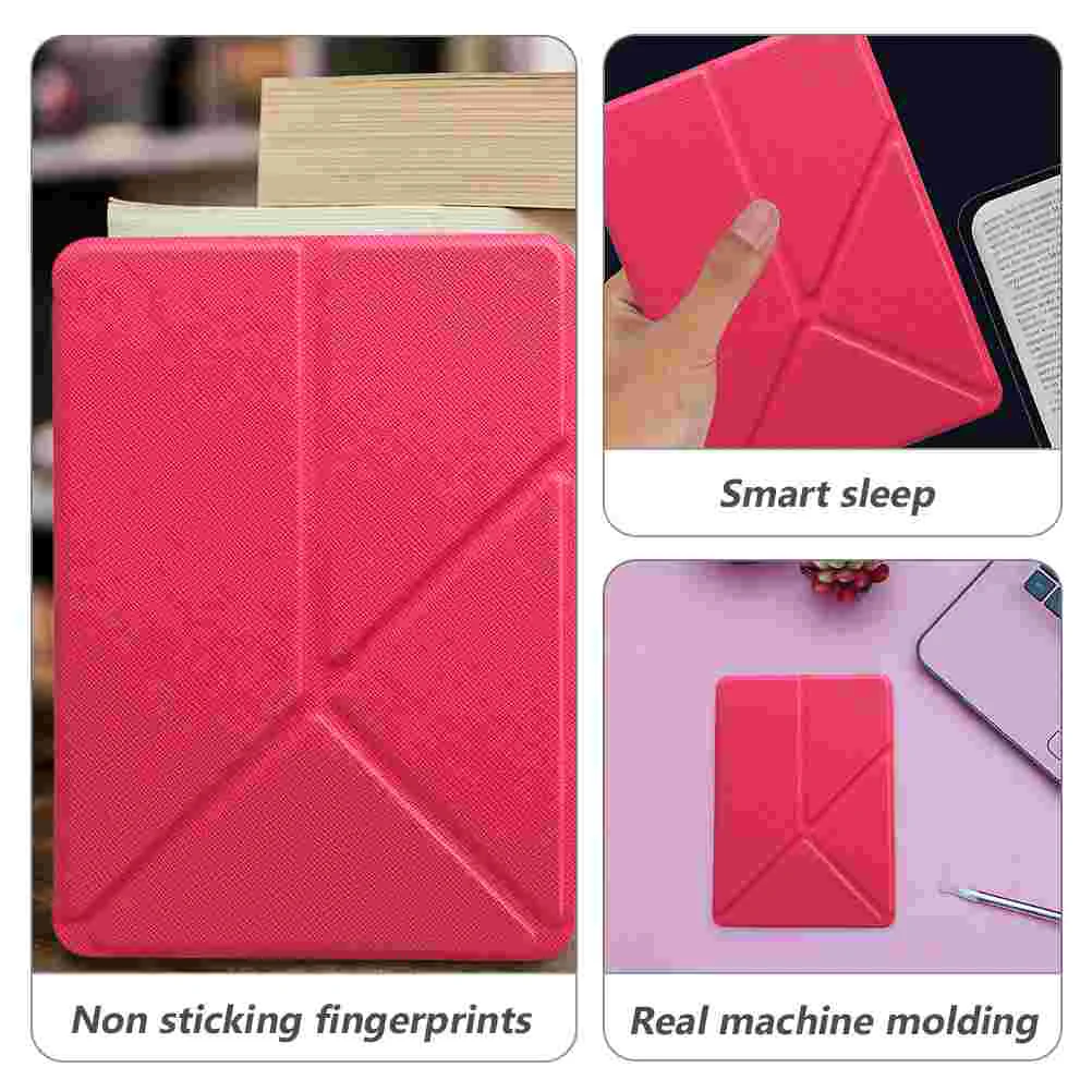 Case Practical Cover E-reader Protective Detachable Patterned Auto Wake for E-book Microfiber Foldable