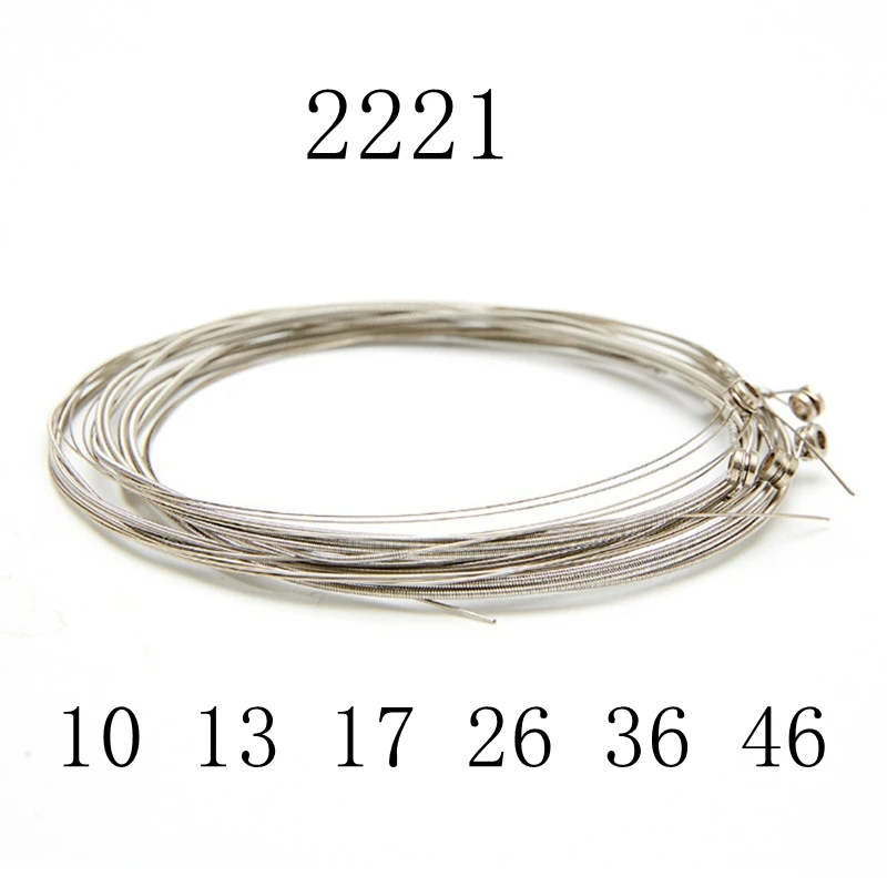 2221 REGULAR NICKEL 10-46 WOUND ELECTRIC GUITAR STRINGS GAUGE