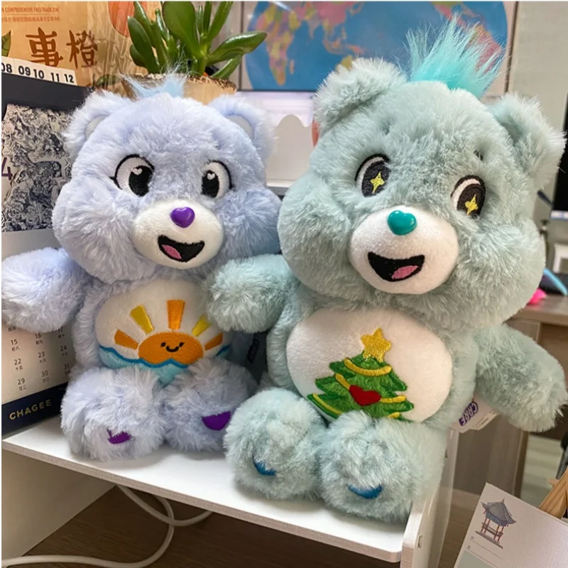 22cm Sucker Plush Toys Care Bears Pendant Bag Accessories Keychain Bag Car backpack stuffed Pendant Girls Boys Gift
