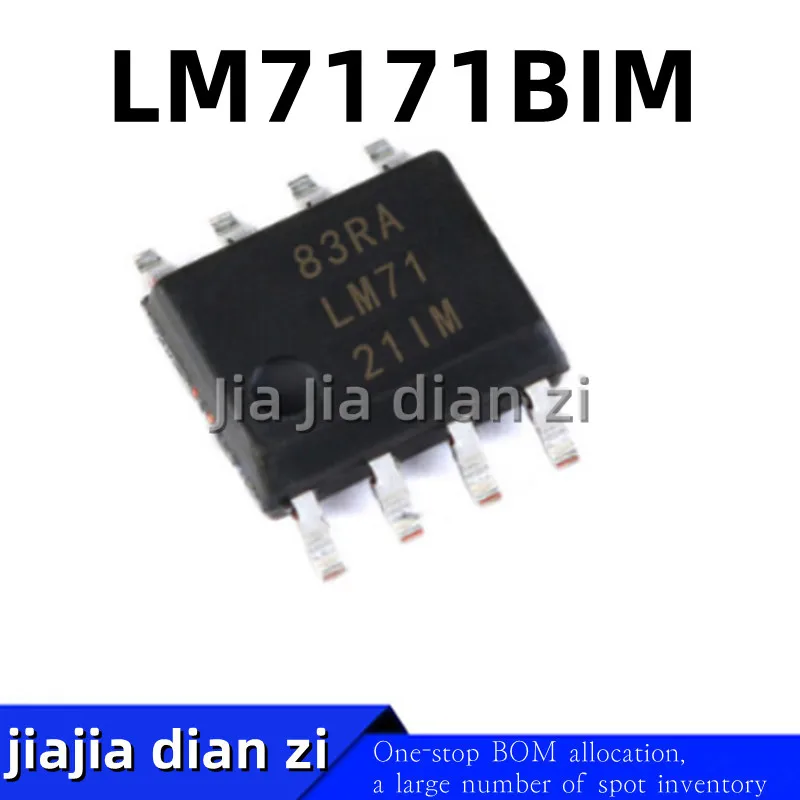 5pcs/lot LM7171BIM LM7171AIM LM7171 voltage feedback amplifier can be packaged in SOP-8