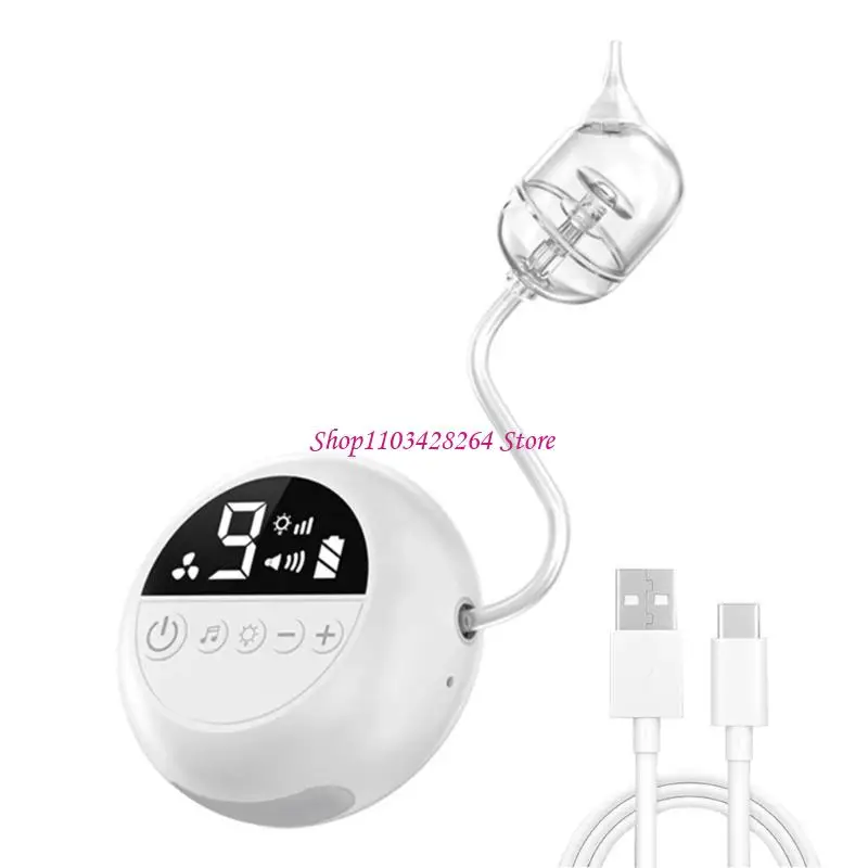 

Baby Nose Cleaner with Adjustable Suction & Music Baby Nasal Aspirator Durable G2TD