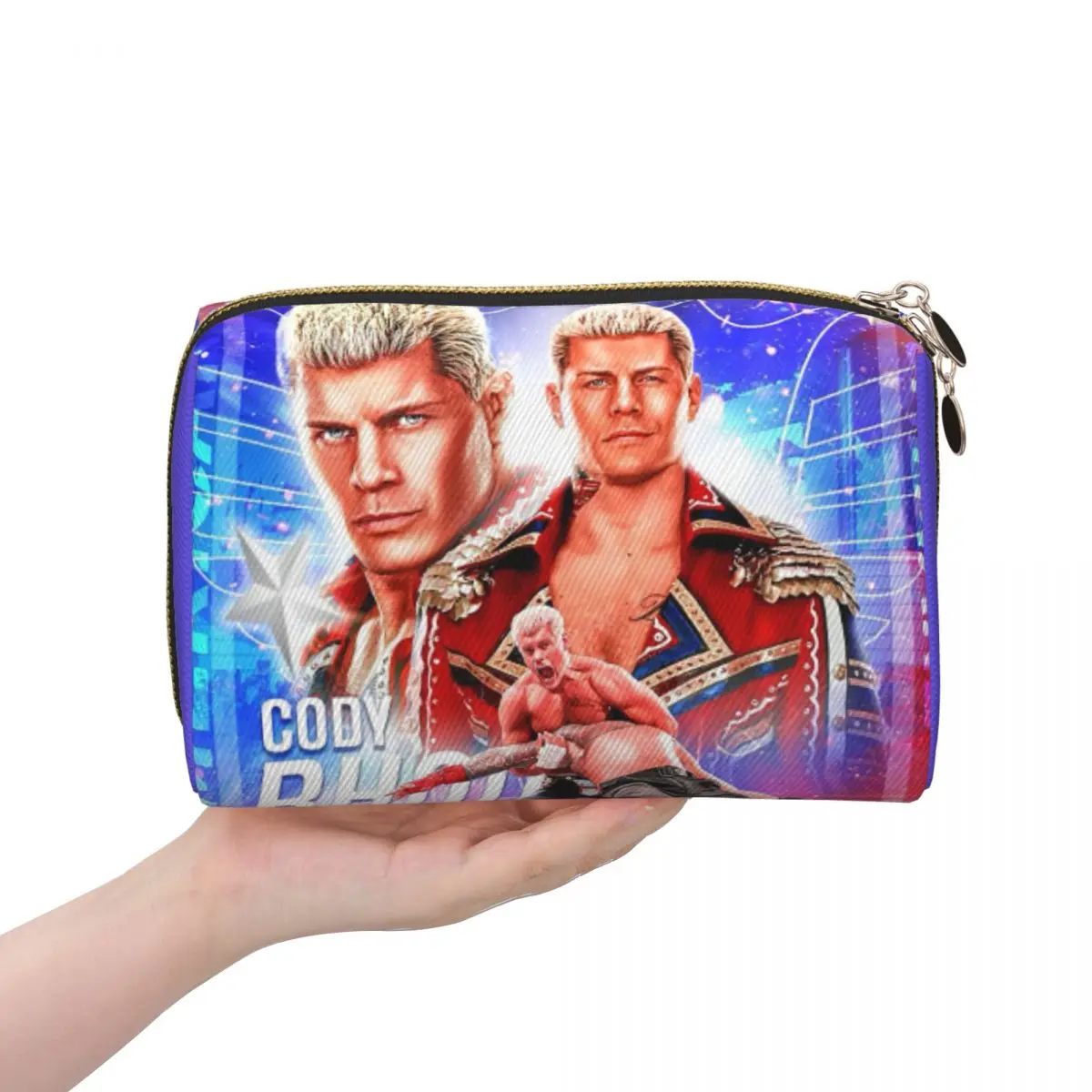 

In The Ring Cody Rhodes American Nightmare Женская косметичка Дорожный органайзер для макияжа Сумка для хранения туалетных принадлежностей Dopp Kit Box