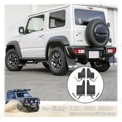 Mudguard Auto Mud Flaps for Suzuki Jimny JB74 JB74W 2019 2020 2021 2022 2023 2024 Mudflaps Splash Guards Front Rear Mudguards