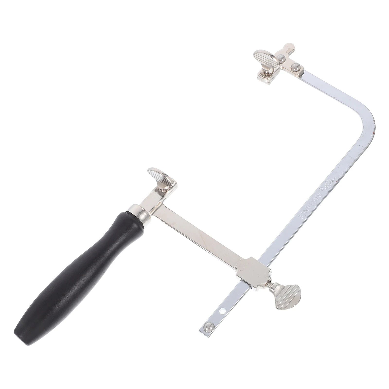 

Handmade Jig Saw Precision Wire Frame U-shaped Hacksaw Bow for Metal Cutting Sturdy Adjustable Compact Portable Plastic