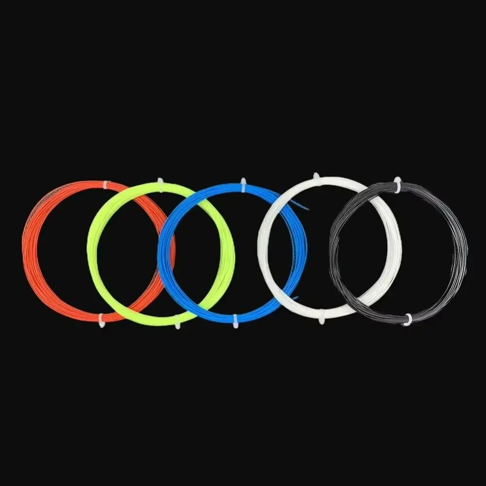 Carbon Nanofiber Badminton Racket String Professional Grade Multicolor Badminton String Line Dia.0.68mm Length 10.3 Meters