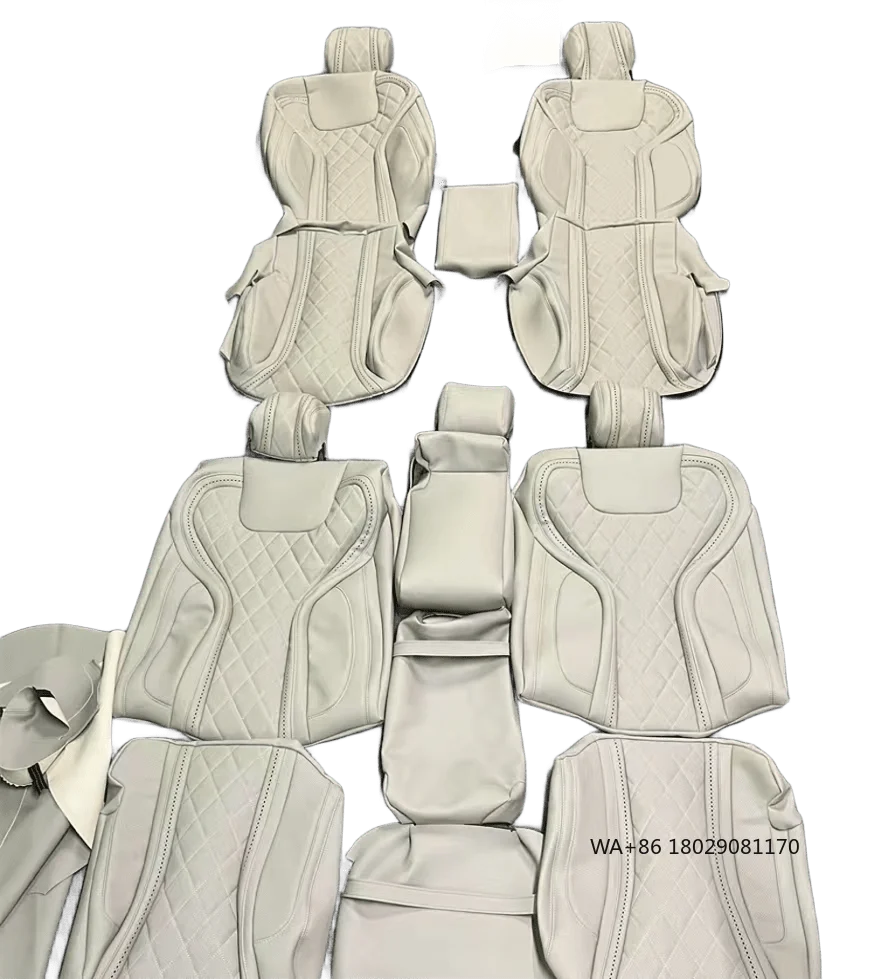 

Custom Beige Nappa Leather Full Replacement Car Seat Cover for S-Class