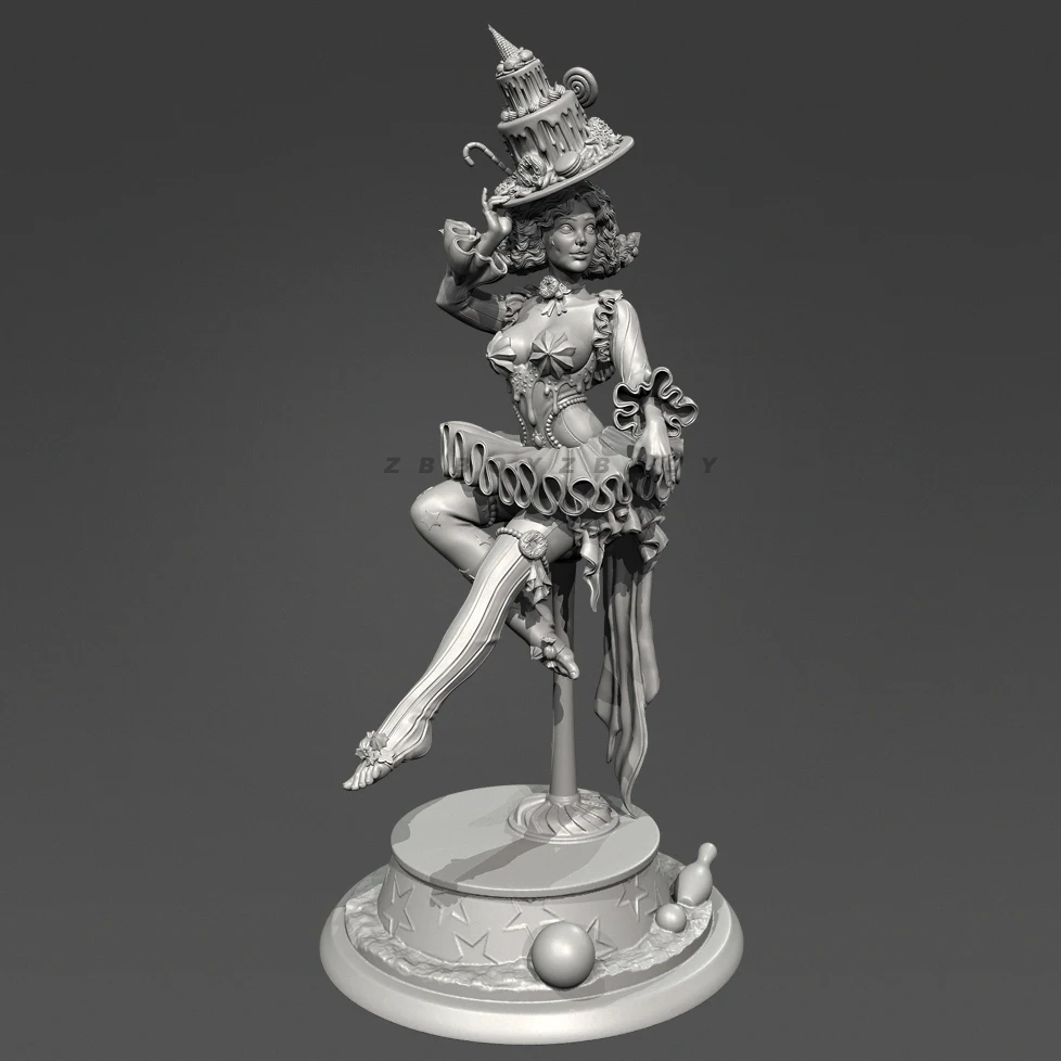 

The height of man 38mm 50mm 75mm Resin model beauty colorless and self-assembled TD-7496 /3D