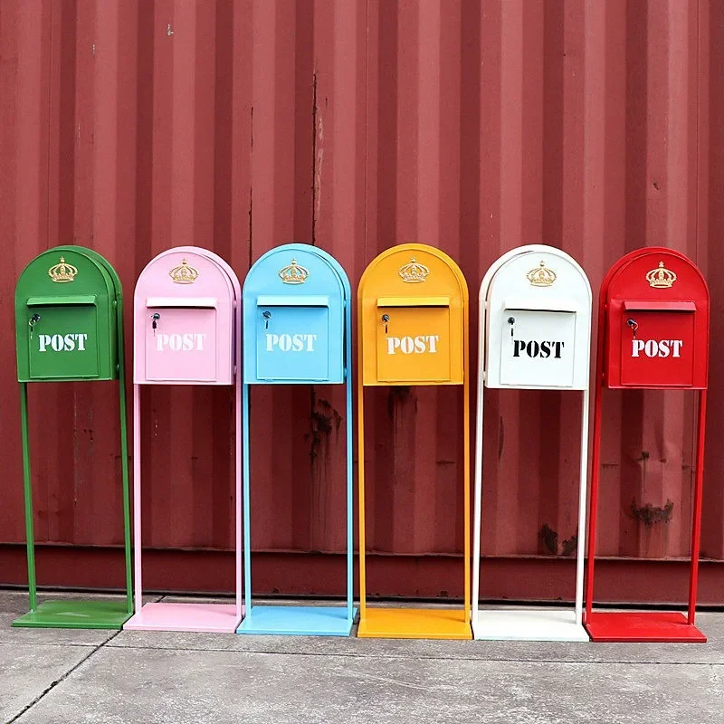 

External Letters Hole Mailbox Package Delivery Box Japan Parcel Letterbox Door Mailing Boxes Courier Box Housing Outdoor Props