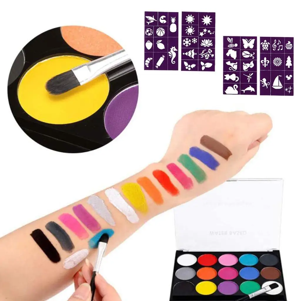 

1 And Body Painting Pallets with Halloween Halloween Make-up Kit