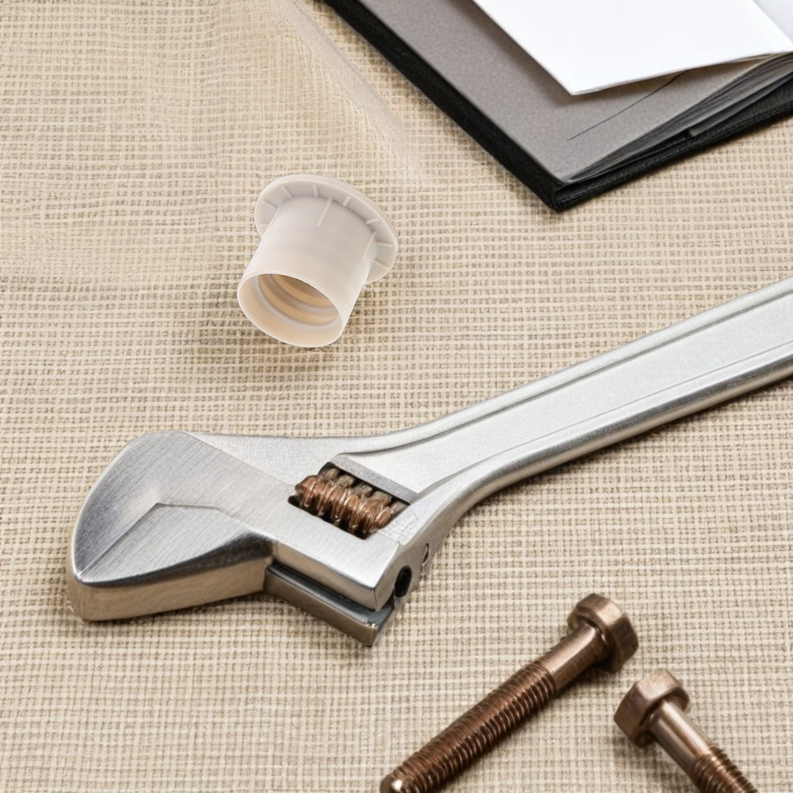 

4 Pcs Slide Screw Cap Accessories Rail Spare Parts Plastic Cover Fixing Caps Indoor