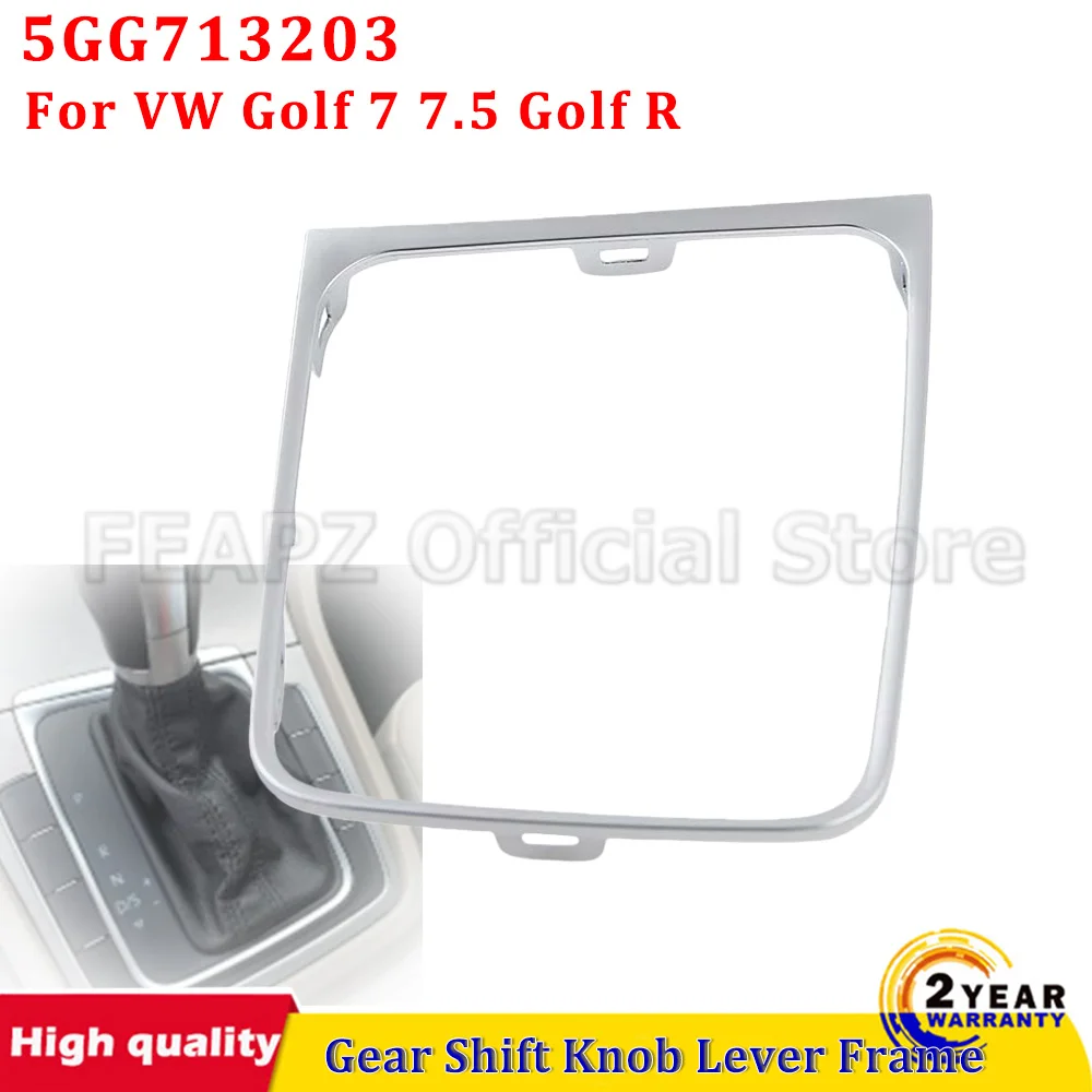 

Автоматическая ручка переключения передач DSG, кронштейн рамки рычага переключения передач для VW Golf 7 7.5 Golf R, правая ручная передача, объемная накладка 5GG713203
