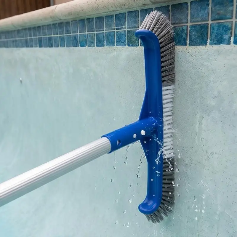 Pool Floor Wall Cleaning Tool Curved Edges Pool Brushes Head for Pool Cleaning 4XBB
