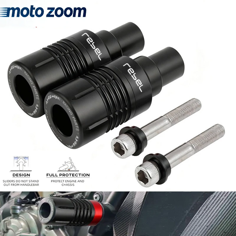 

For HONDA Rebel 500 CMX500 Frame Slider Crash Protector CMX 500 2017-2025 Motorcycle Accessories Engine Crash Falling Protection