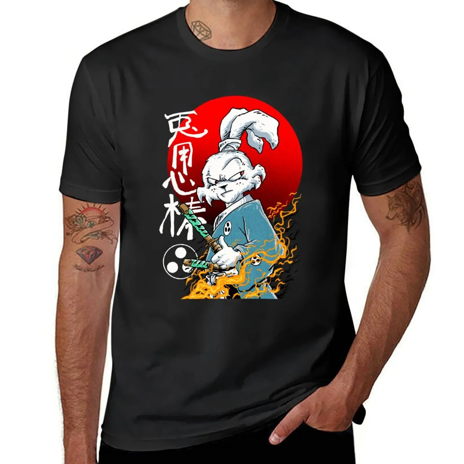 usagi yojimbo T-Shirt tops cute clothes anime clothes korean fashion mens clothes