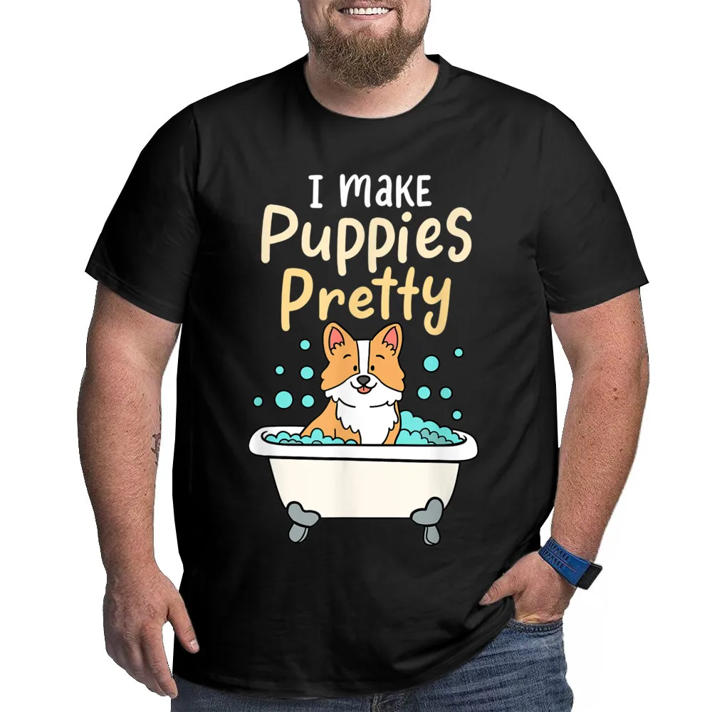 I Make Puppies Pretty Funny O-Neck T Shirts Christmas Tees Short Sleeve Tall Big Fat All Cotton Outdoor Tee Shirts Party Mens