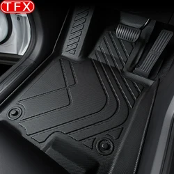 For Geely Geometry C 2024 2023 Car Styling Floor Mats Double Layer Carpet TPE Foot Pad Interior Floorliner Auto Accessories