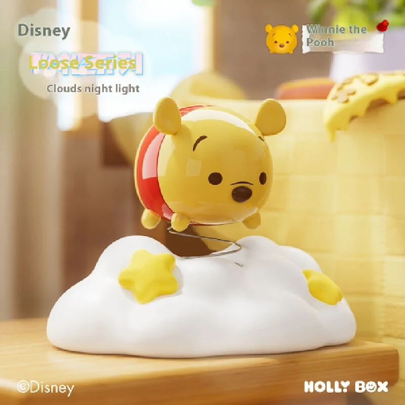 Disney Authentische Winnie The Pooh Stevey Cloud Nachtlicht Leuchtende Verzierung Niedliches Geburtstagsgeschenk Offizielle Version Plüschtierfigur
