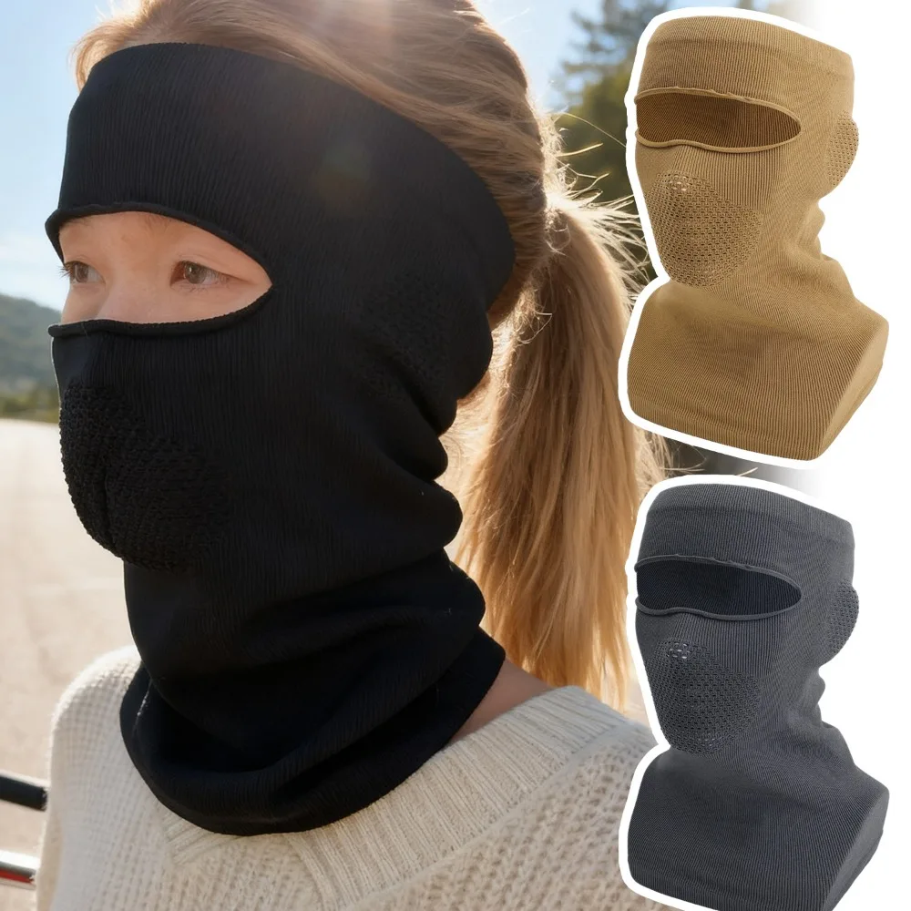 

Cycling Face Cover Windproof Balaclava Breathable Motorcycle Mask Warm Thermal Neck Gaiter Open Top Headwear Riding Equipment