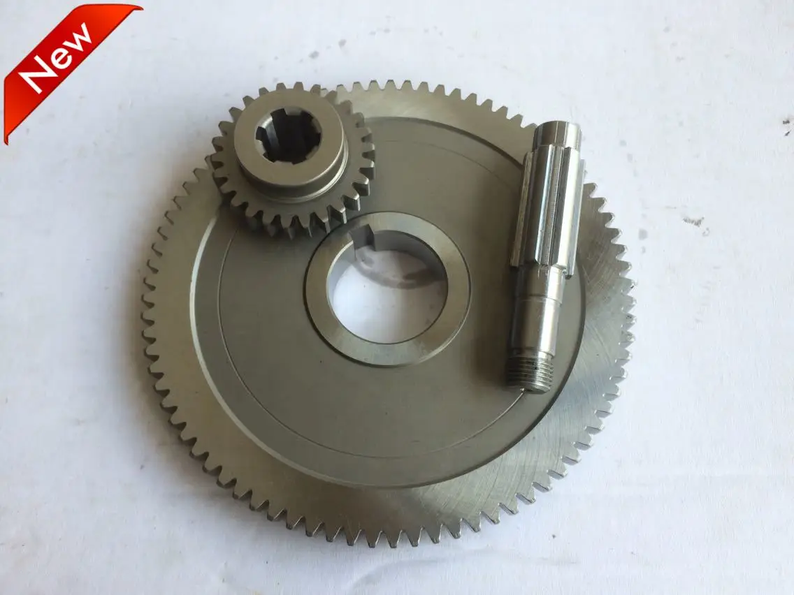 Arm vertical milling machine milling head accessories A58+60+62 original Taiwan Province size gear shaft.