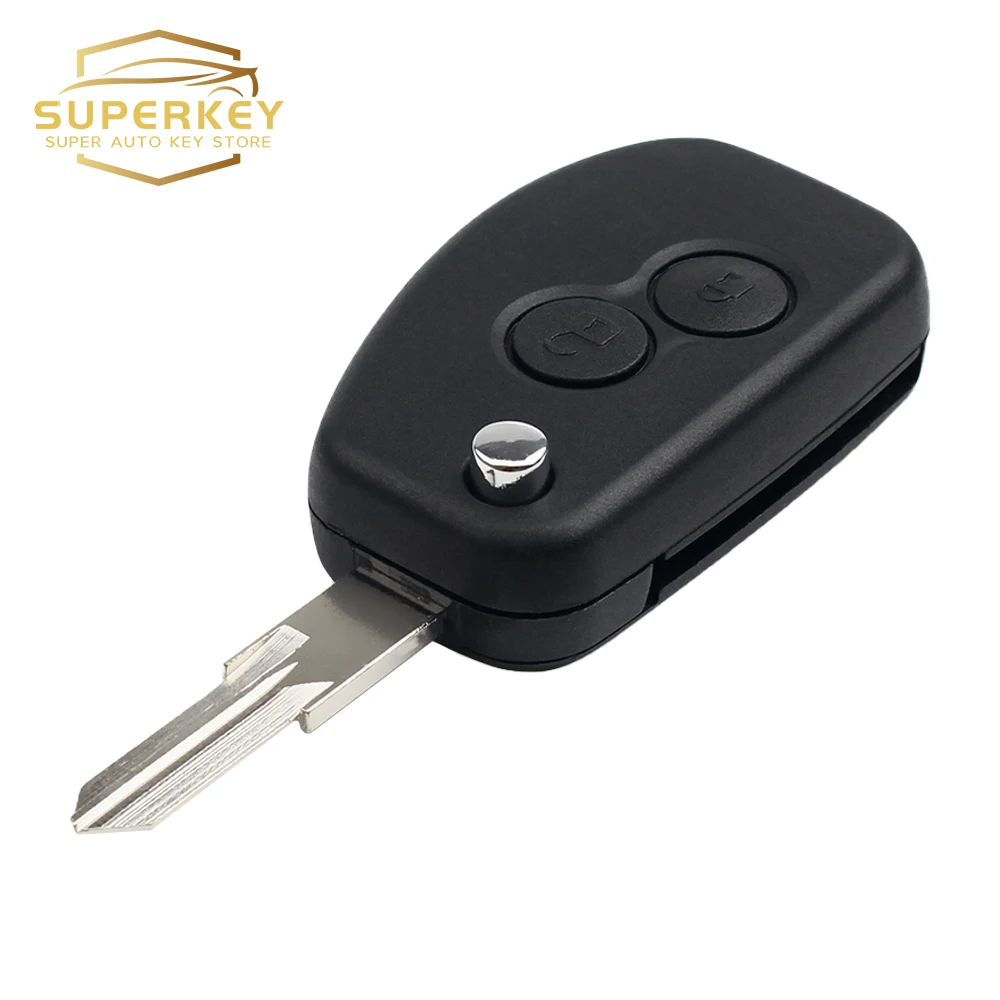 SUPERKEY Modified Remote Flip Key Shell Case For Renault Vauxhall Trafic Twingo Clio Modus Kangoo Master Movano Vivaro Logan