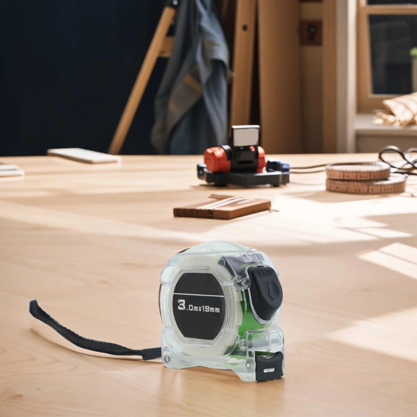 

Luminous Waterproof Measuring Tool Featuring Robust Design and Secure Measurement Holding Mechanism for Safety