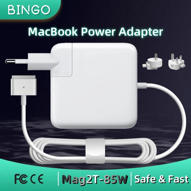 BINGO nouveau chargeur 85W Magsafe2-T (20V-4.25A) pour MacBook Pro 15 "A1398 A1424 MC975 MD506 ME664 chargeur adaptateur secteur pour ordinateur portable