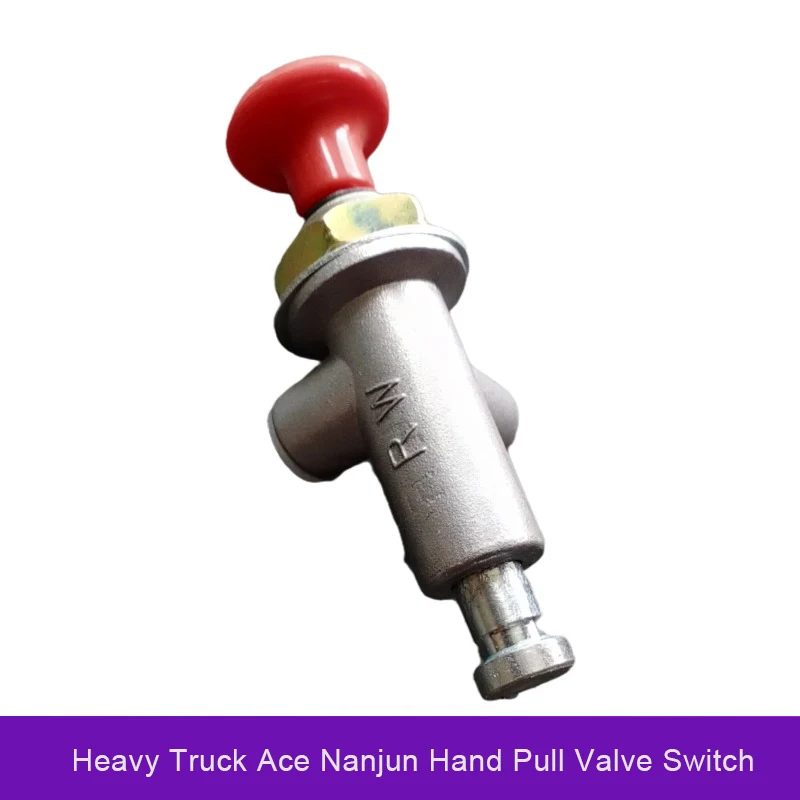 Válvula de controle hidráulico interruptor de elevação válvula de tração manual caminhão pesado nanun shenfeng interruptor de válvula de tração manual