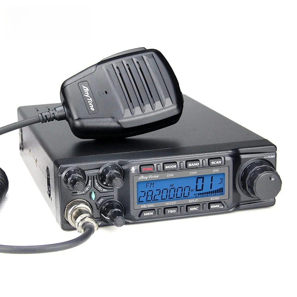 2026 AnyTone AT-6666PRO 10 Meter Radio AM FM SSB 40CH Anytone Cb 27mhz Ssb Radio Transceiver Ham Anytone 6666 Pro