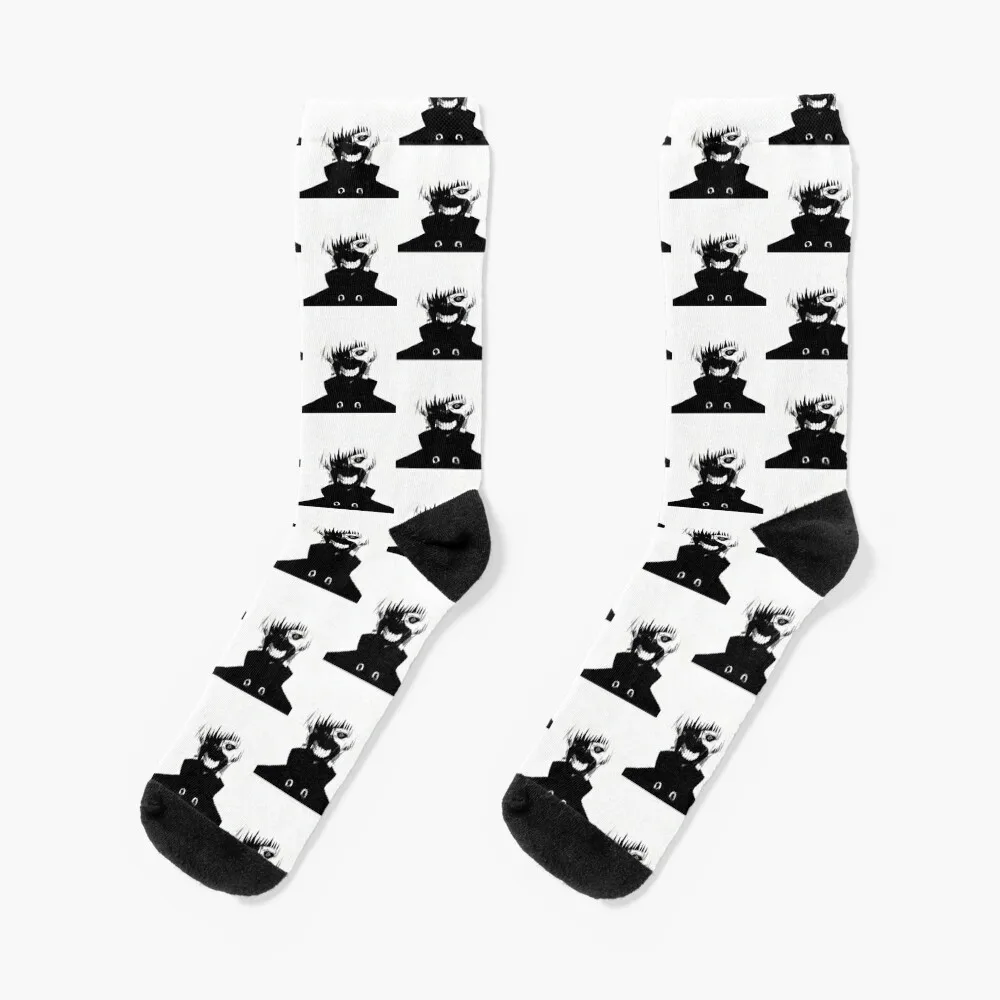 

Ken Kaneki Monochrome Socks gym tennis colored Hiking boots Socks Women Men's