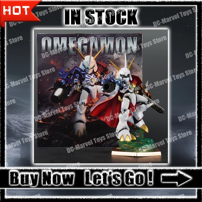 In Stock 24cm Digimon Adventure Anime Figure Omegamon Action Figures Digital Monster Room Decoration Kids Birthday Gifts Toys