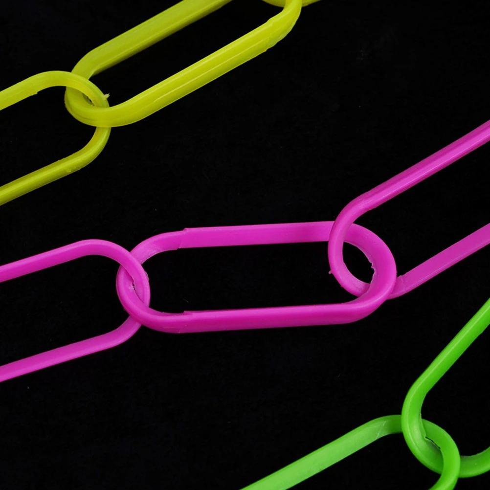 

2 pcs Plastic Chain Hanger Durable UV Resistance Indoor Outdoor Safety Barrier Crowd Control Keychain Belts Accessories