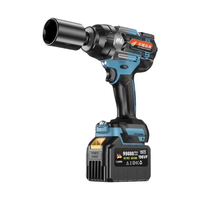 

Бесщеточный ударный гайковерт с литиевой батареей, высоким крутящим моментом, перезаряжаемый, для авторемонта и сборки полок