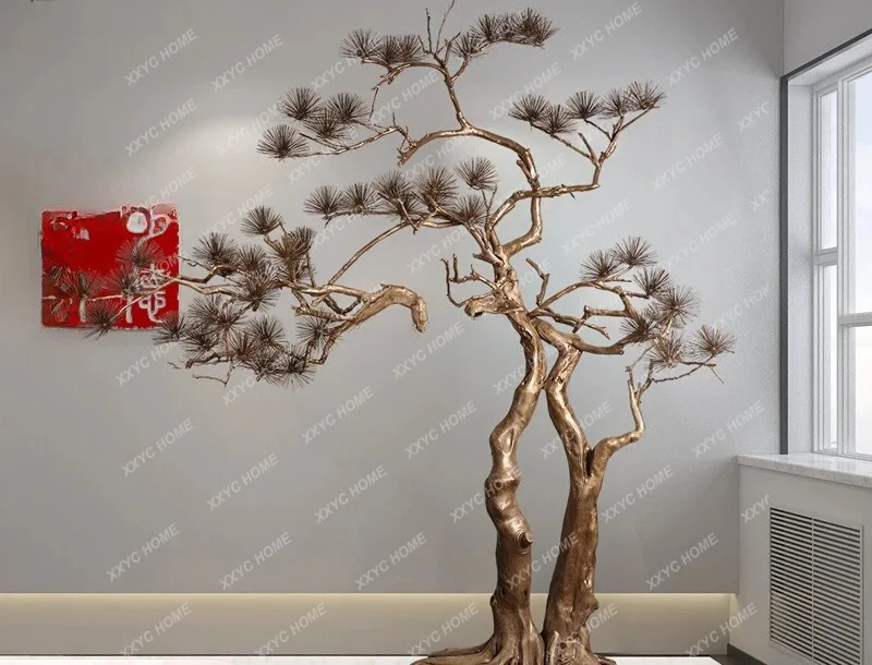 

LSimulated pine tree Large interior decoration landscaping Floor-to-ceiling large ornament