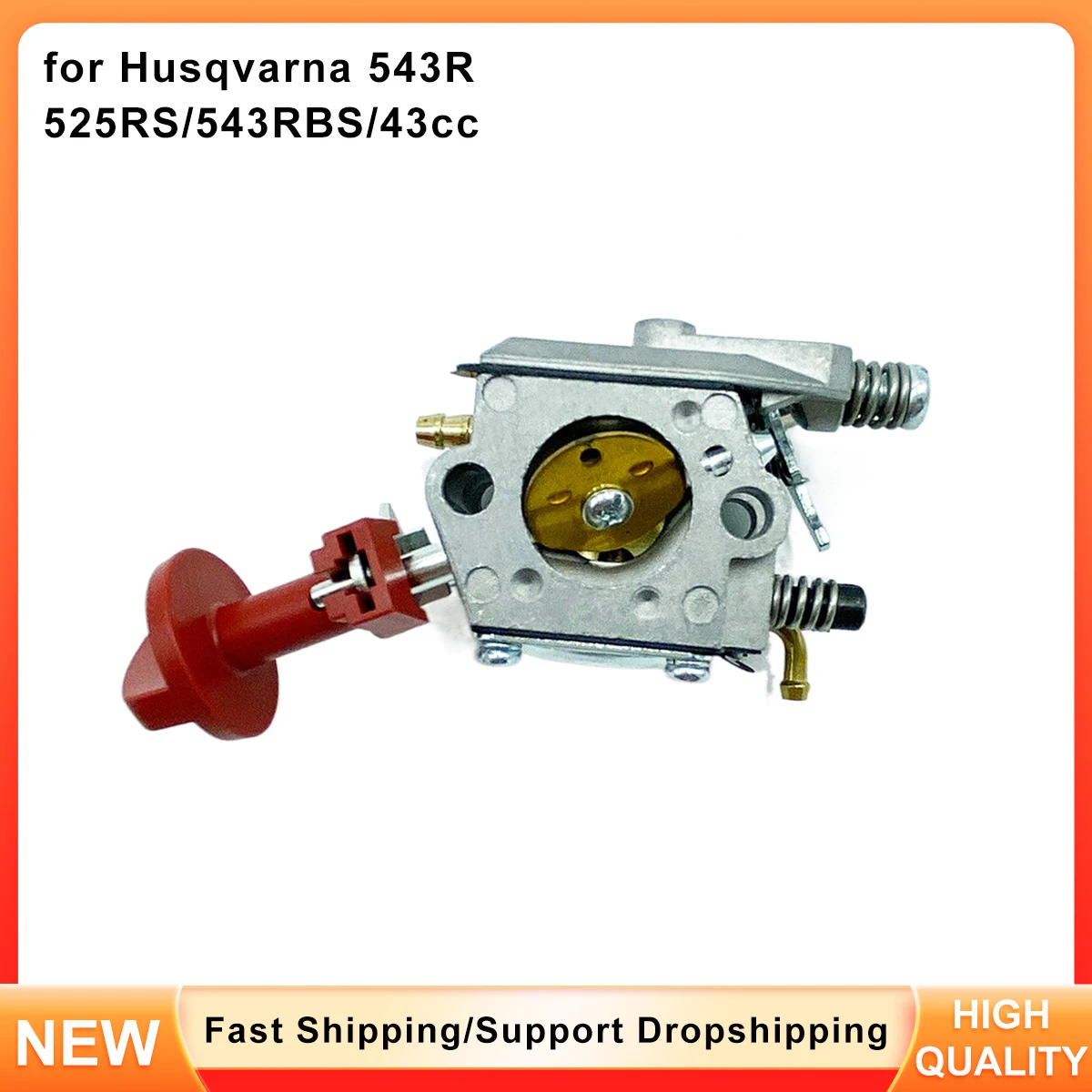 

Replacement Carburetor Set for Husqvarna 43cc Chainsaws - Fits Models 543R, 543RBS, 243R, 525RS | Replaces 580798301