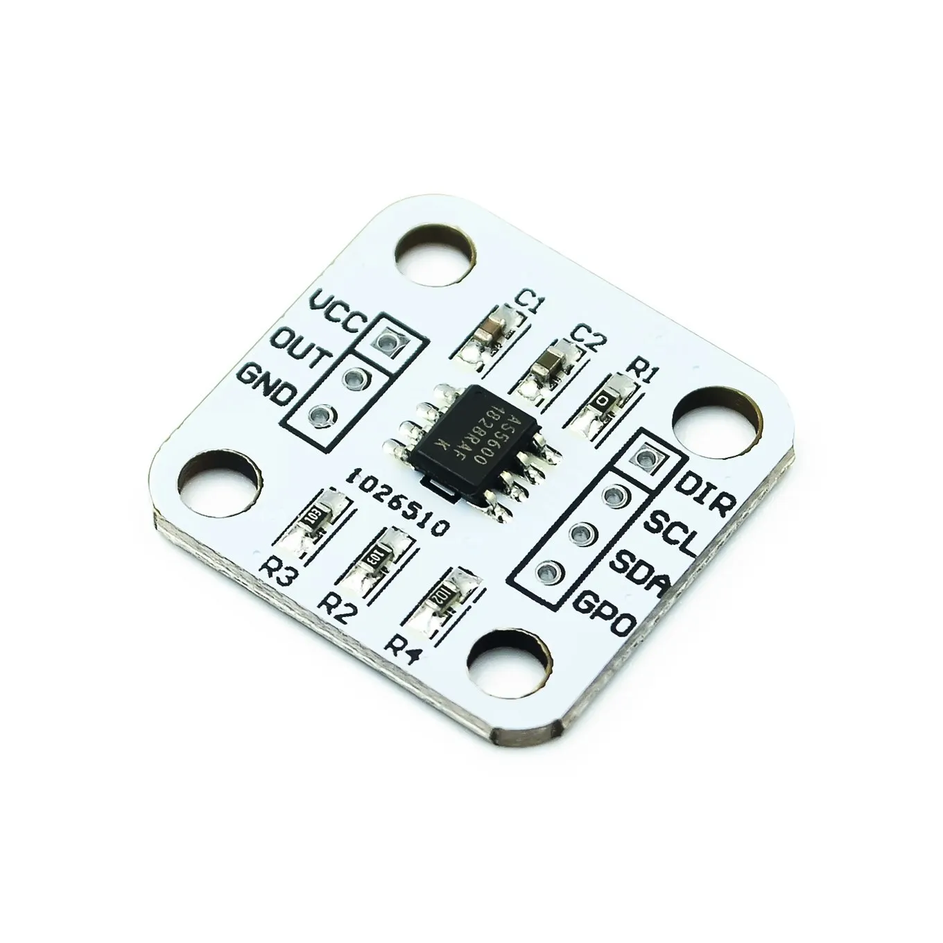 10 pièces AS5600 encodeur magnétique induction magnétique module de capteur de mesure d'angle 12bit haute précision
