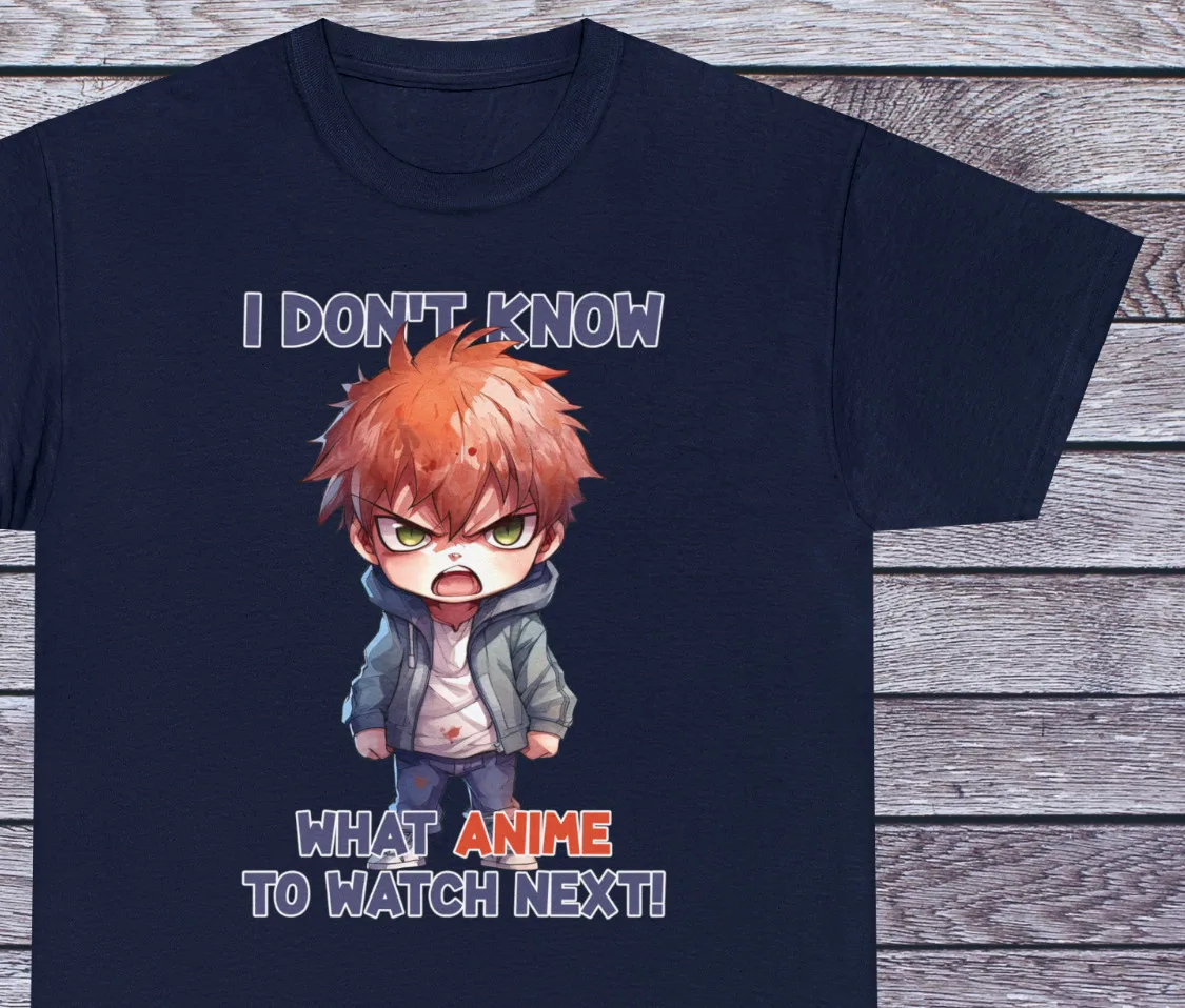 I don’t know T Shirt Anime Tee Manga Japan Clothing Cosplay