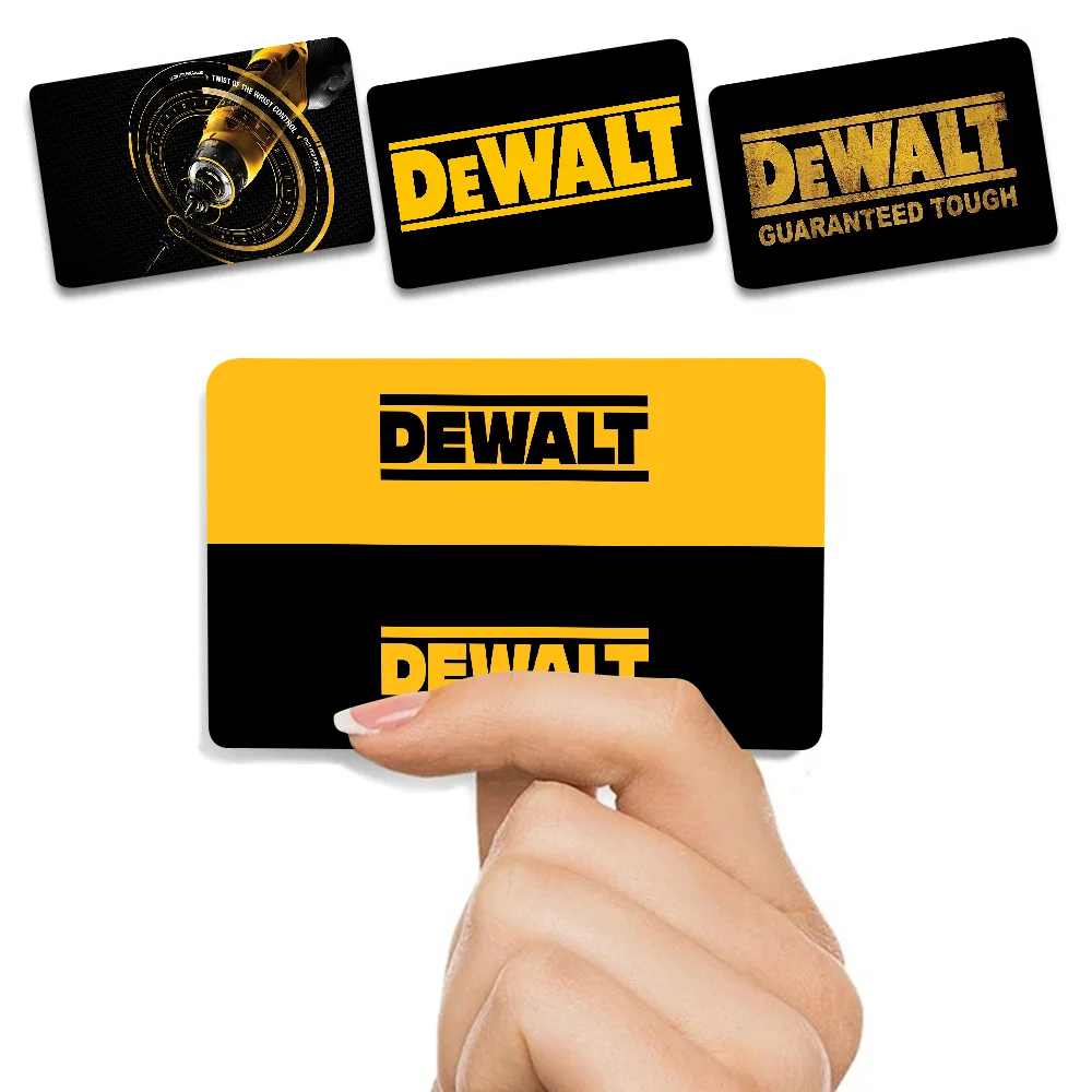 DeWalts Credit Card Skin Stickers For VISA Bank Bus Metro Access Card Protective Film Cover Sticker Decal Women