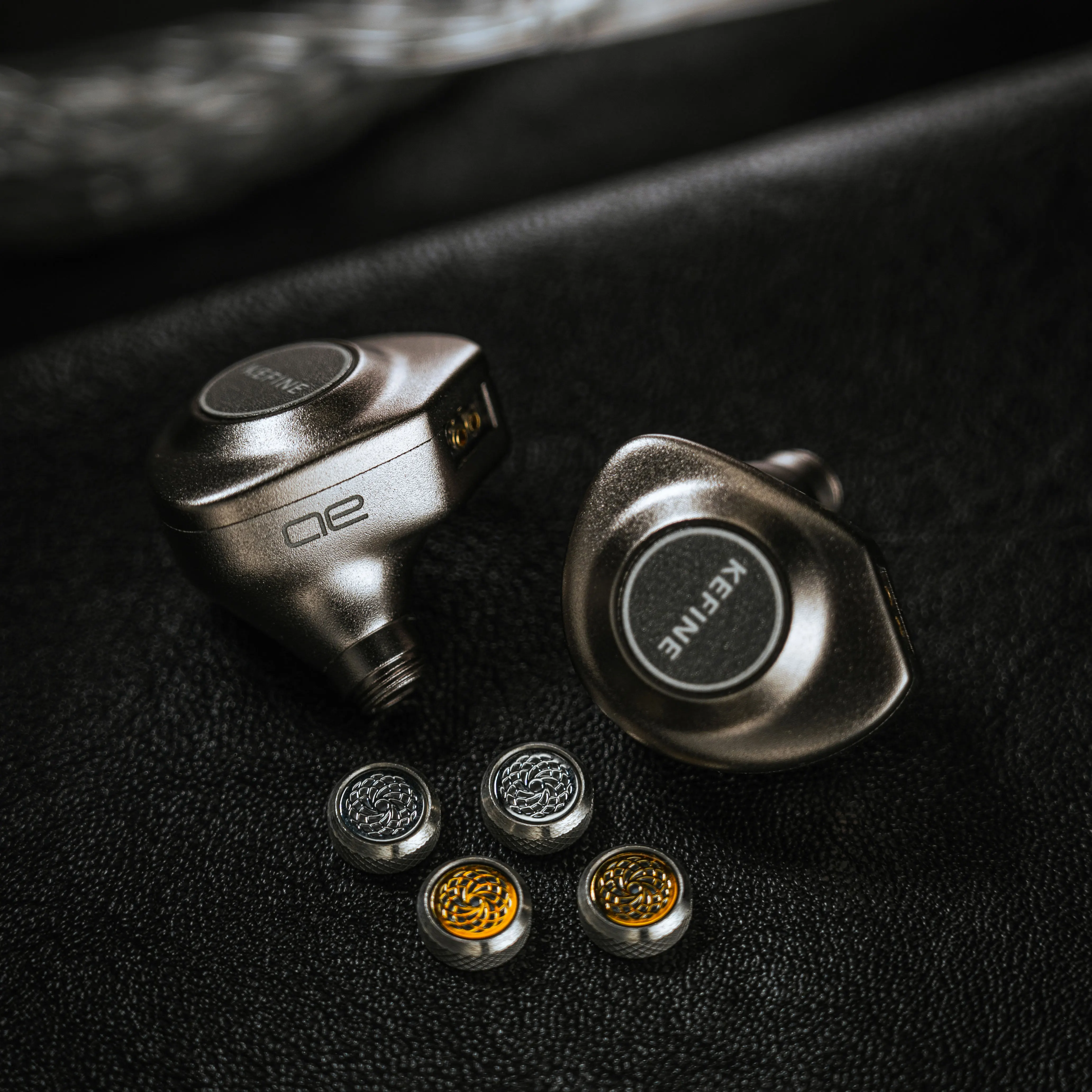 ANGELEARS X Kefine Delci AE 10mm DLC+PU 다이어프램 다이나믹 드라이버 IEMs 하이파이 인이어 이어폰 (두 가지 튜닝 스타일)
