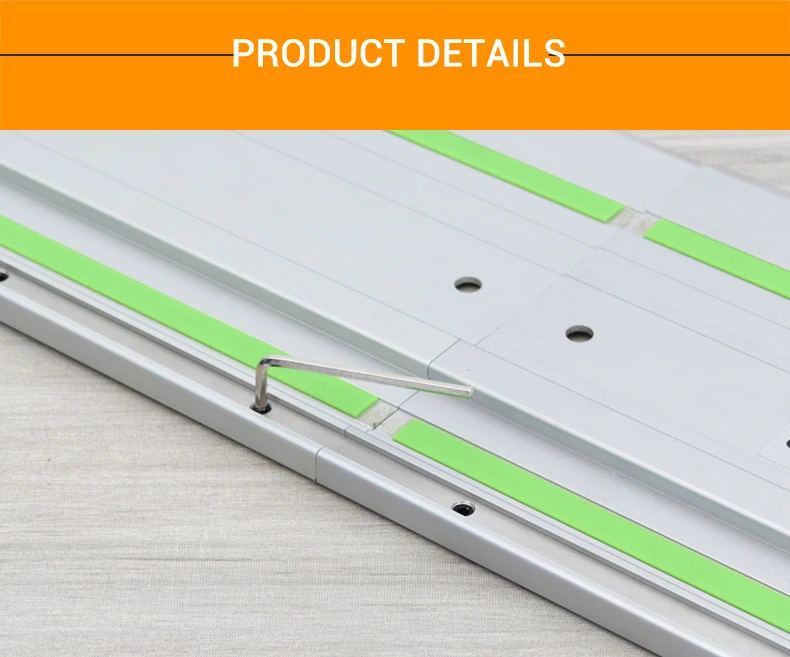 Track Saw Guide Rail Connector Kit 304 Stainless Steel Woodworking Tool For Track Saw Long Cuts For Makita Festool Guide Rail